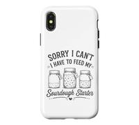 Carcasa para iPhone X/XS Lo Siento, Tengo Que Alimentar a mi Panadero de Masa Madre de Inicio