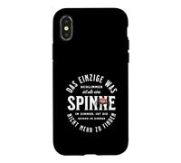 Carcasa para iPhone X/XS Lo único Peor Que una araña en la habitación...