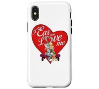 Carcasa para iPhone X/XS Looney Tunes Bugs and Lola Ear Love Valentine's Day