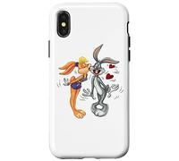 Carcasa para iPhone X/XS Looney Tunes Bugs and Lola Kiss Valentine's Day
