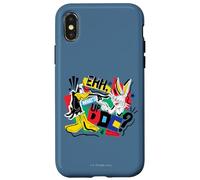 Carcasa para iPhone X/XS Looney Tunes Bugs Bunny Daffy What's Up Doc