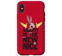 Carcasa para iPhone X/XS Looney Tunes Bugs Bunny Naughty Christmas