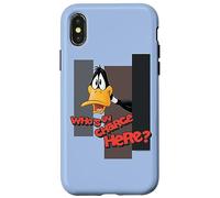 Carcasa para iPhone X/XS Looney Tunes Daffy Duck Who's In Charge?