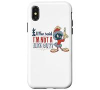 Carcasa para iPhone X/XS Looney Tunes Marvin The Martian Not a Nice Guy