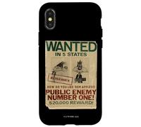 Carcasa para iPhone X/XS Looney Tunes Slyvester Wanted Public Enemy