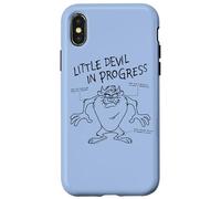 Carcasa para iPhone X/XS Looney Tunes Taz Little Devil In Progress