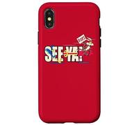 Carcasa para iPhone X/XS Looney Tunes Wile E. Coyote and Roadrunner See Ya