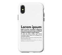 Carcasa para iPhone X/XS Lorem Ipsum | Frases en latín, Diseño Gráfico, Edición de Textos