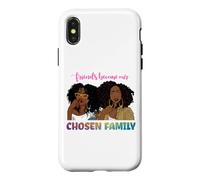 Carcasa para iPhone X/XS Los Amigos se convierten en Nuestra Familia elegida Mujeres Negras Melanina Chicas