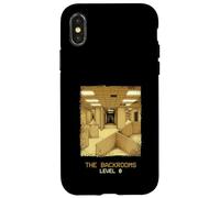 Carcasa para iPhone X/XS Los Backrooms Nivel 0 Liminal Space Horror