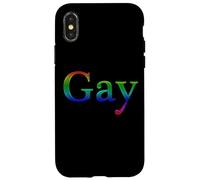 Carcasa para iPhone X/XS Los Derechos de los homosexuales legalizan el Matrimonio Gay LGBTQIA Bandera del Orgullo Gay