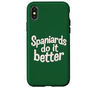 Carcasa para iPhone X/XS Los españoles lo Hacen Mejor - Funny Spaniard Spain