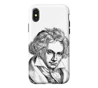 Carcasa para iPhone X/XS Ludwig Van Beethoven Compositor Música Clásica Pianista Arte