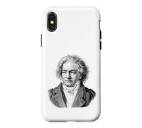 Carcasa para iPhone X/XS Ludwig Van Beethoven Compositor Música Clásica Pianista Arte