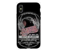 Carcasa para iPhone X/XS Lynyrd Skynyrd Underbrush Live 70's Rock Retro Festival Biker