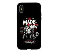 Carcasa para iPhone X/XS Made New 2 Corintios 5:17 Christian Faith Streetwear