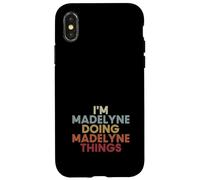 Carcasa para iPhone X/XS Madelyne Name Madelyne Personalized Name First Given