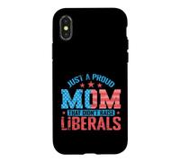 Carcasa para iPhone X/XS Madre Orgullosa Que no crió a los liberales
