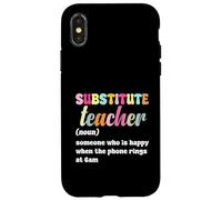 Carcasa para iPhone X/XS Maestro sustituto Feliz a Las 6am Llamada