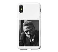 Carcasa para iPhone X/XS Malcolm X Activista de Derechos Humanos en Reino Unido 1965