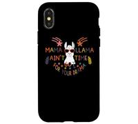 Carcasa para iPhone X/XS Mama Llama I Ain't Got Time For Your Drama Mom Mothers Day