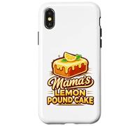 Carcasa para iPhone X/XS Mama's Lemon Pound Cake Cool Food Lovers Mothers