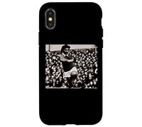 Carcasa para iPhone X/XS Man Utd George Best On The Ball Copa Mundial de Fútbol 1971