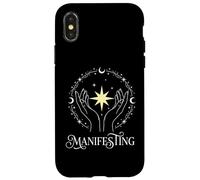 Carcasa para iPhone X/XS Manifestando Astrología Espiritual Zodiac Mystic