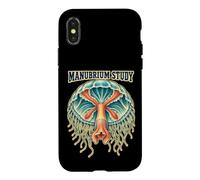 Carcasa para iPhone X/XS Manubrium Study Órgano Oral Medusa Zoología