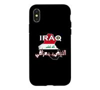 Carcasa para iPhone X/XS Mapa de Bandera de Irak Vintage para Amantes iraquíes 2026 Hombres, Mujeres y niños
