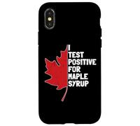 Carcasa para iPhone X/XS Maple Syrup Sugar Maple Tree Sap Tapping Sugaring Tapper
