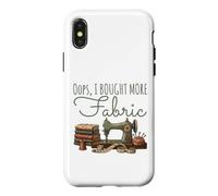 Carcasa para iPhone X/XS Máquina de Coser Quilter Costurera Alcantarillado Quilting Lover