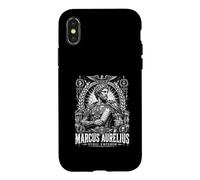 Carcasa para iPhone X/XS Marco Aurelio Emperador Estoico Filosofía Romana