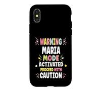 Carcasa para iPhone X/XS Maria Personalized Women's Gift Custom Maria