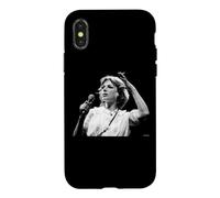 Carcasa para iPhone X/XS Marianne Faithfull Cantante Inglesa Rota por David Corio