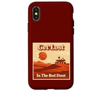 Carcasa para iPhone X/XS Mars Rover Get Lost In The Red Dust Retro Space Exploration