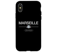 Carcasa para iPhone X/XS Marsella Francia Viaje a Francia Regalo de Marsella