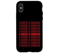Carcasa para iPhone X/XS Martin Luther King Jr. Día Tengo Un Sueño Retro