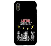 Carcasa para iPhone X/XS Mary Shelley De Pequeña con Sus Muñecos Frankenstein