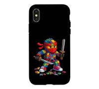 Carcasa para iPhone X/XS Master Builder Ninja Building Blocks Brick Builders Boys Kid