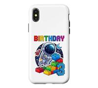 Carcasa para iPhone X/XS Master Builder Space Astronaut - Bloques de Ladrillos de Tercer cumpleaños