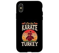Carcasa para iPhone X/XS Matching Family Thanksgiving I'm The Karate Turquía