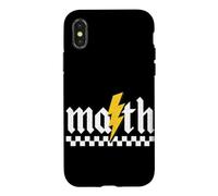 Carcasa para iPhone X/XS Matemático Álgebra Cálculo Geometría Profesor Estudiante