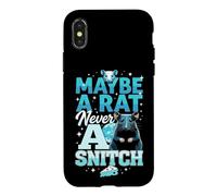 Carcasa para iPhone X/XS Maybe A Rat Never A Snitch - Funny No Snitching