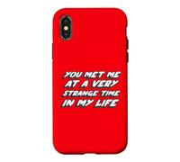 Carcasa para iPhone X/XS Me conociste en un Momento Muy extraño de mi Vida | Club