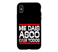 Carcasa para iPhone X/XS Me Dais Asco Casi Todos Frase Humor Divertido y Sarcástico