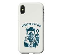 Carcasa para iPhone X/XS Me Desperté así Kafka Metamorfosis Literatura Humor