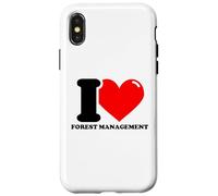 Carcasa para iPhone X/XS Me Encanta la Gestión Forestal