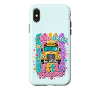 Carcasa para iPhone X/XS Me Encanta mi Trabajo, pequeñas Razones por Las Que el Divertido Conductor de autobús regresa a la Escuela