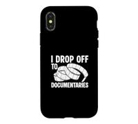 Carcasa para iPhone X/XS Me entrego a los documentales True Crime Documentary Watchers